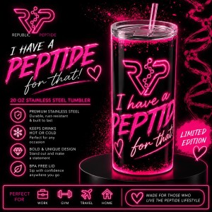 Republic Peptide “I Have a Peptide for That!” Tumbler