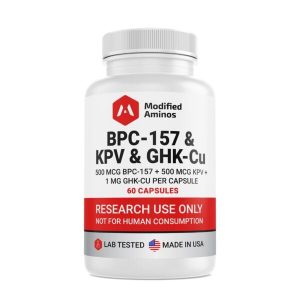 BPC-157 & KPV & GHK-Cu Capsules (60 Capsules Per Bottle)